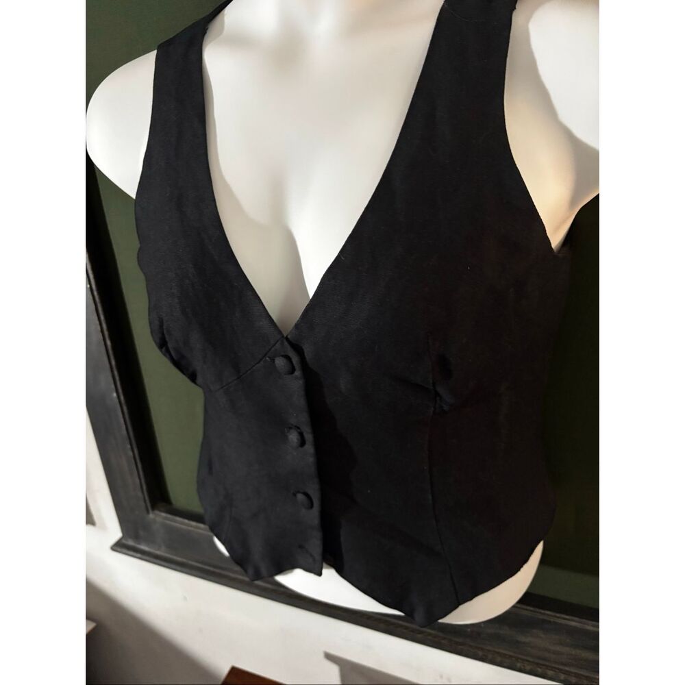 Vintage Black Button Down Shirt